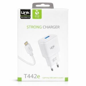 Link Tech Usb Charger & Lightning Cable 1m 2.1A T442e