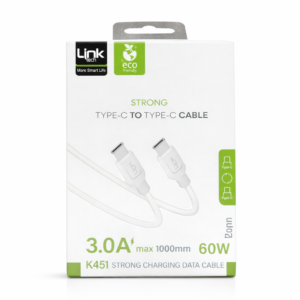 Link Tech Usb-C to Usb-C Cable 1m 60w 3.0A K451