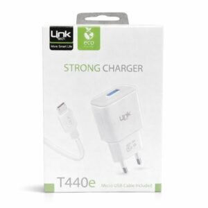 Link Tech Usb Charger & Micro Usb Cable 1m 2.1A T440e