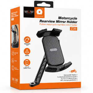 Wuw Motorcycle Rearview Mirror Phone Holder Z36