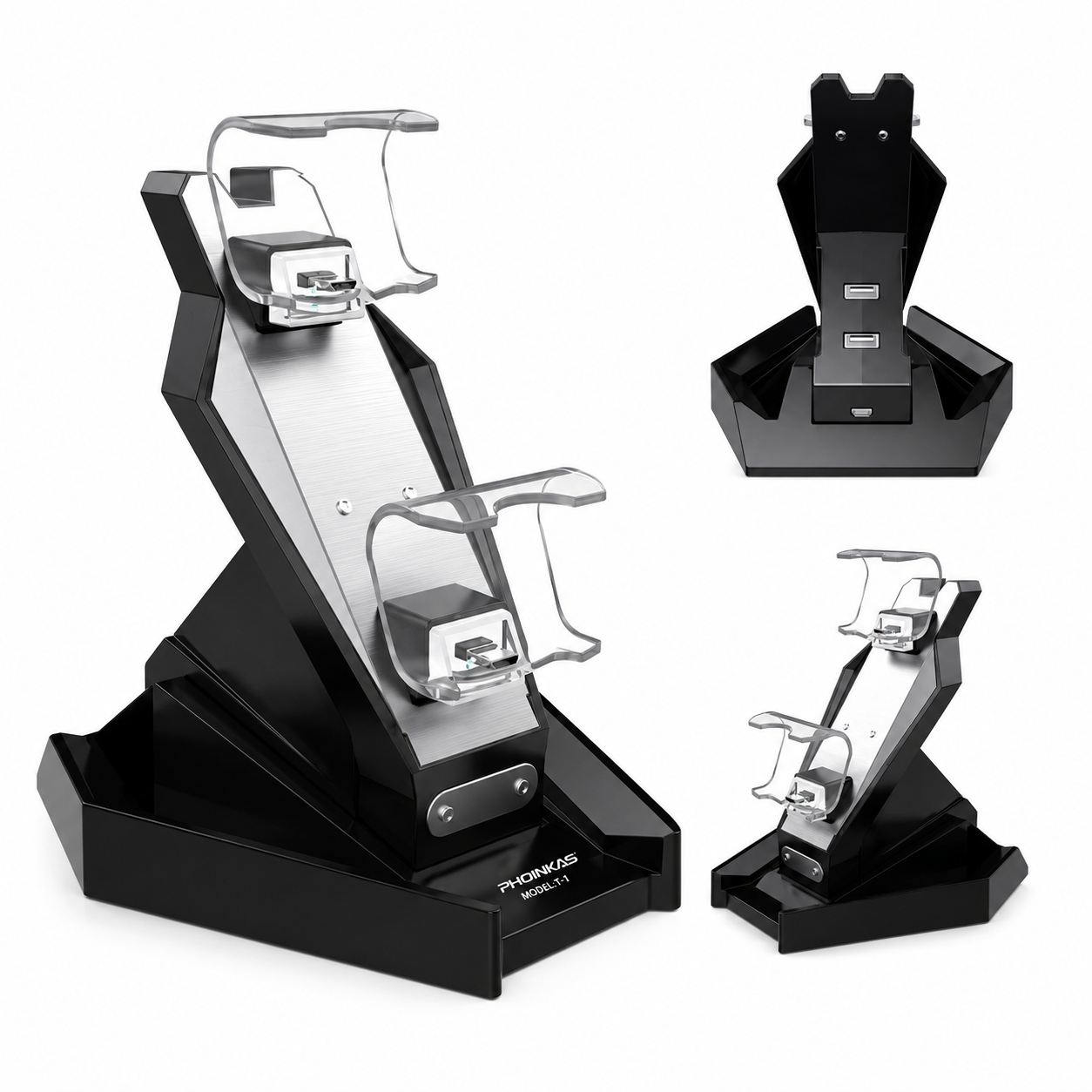 Phoinkas Playstation 4 Controller Dual Charging Station T-1 - Figura 2