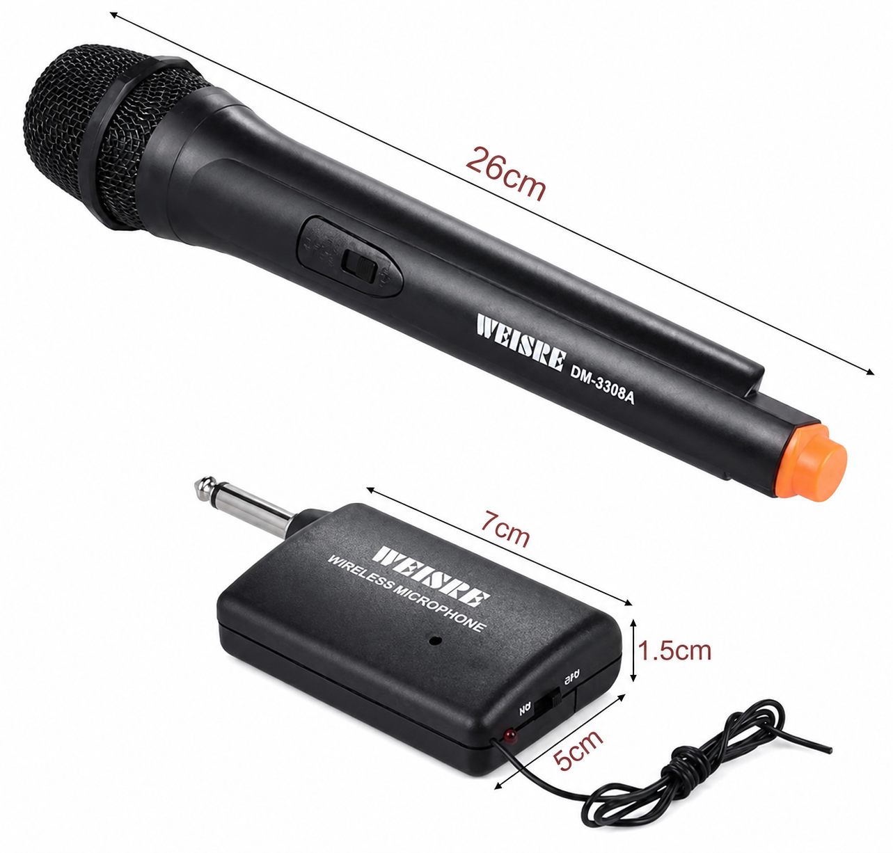Weisre Wireless Microphone System DM-3308A - Figura 2