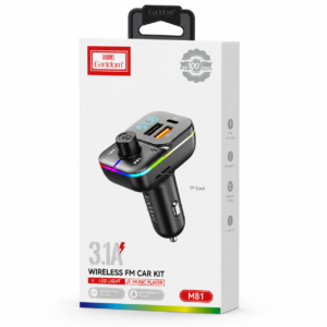 Earldom Wireless FM Transmitter PD Fast Charging M81