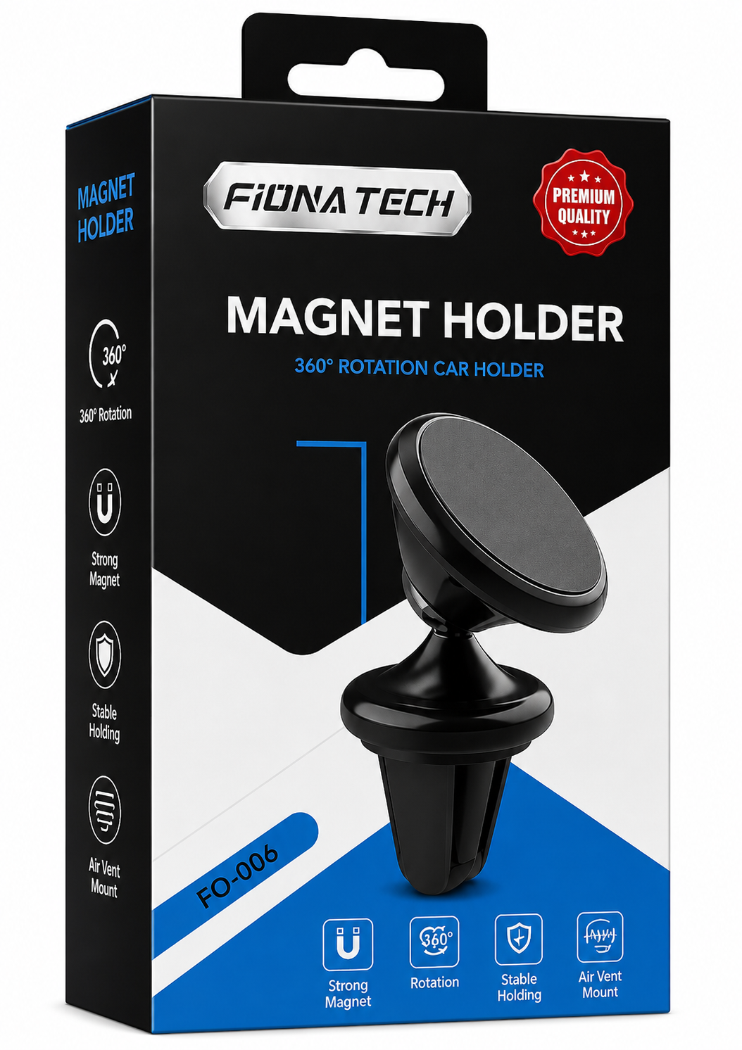 Fionatech Magnetic Car Phone Holder FO-006