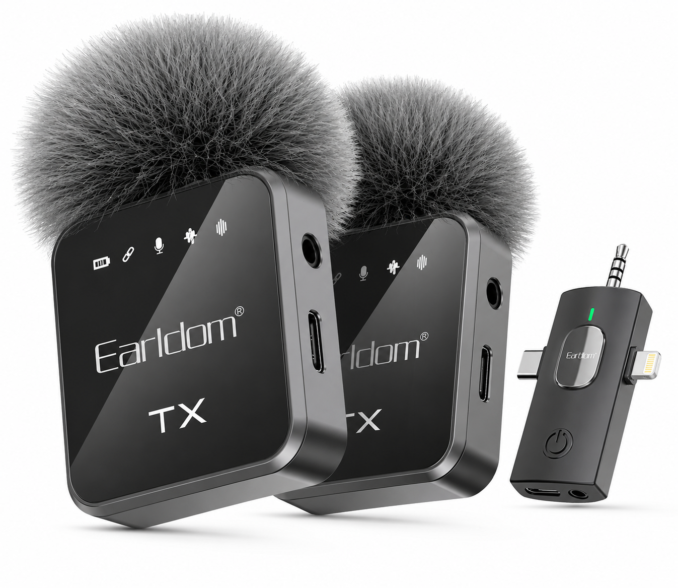 Earldom 3 in 1 Wireless Microphone Collar Clip MC13 - Figura 2