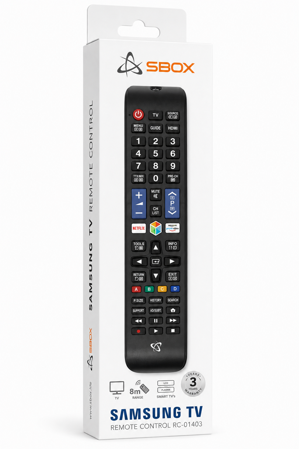 SBOX Remote Control for Samsung TV