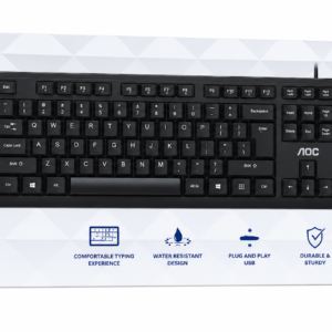 AOC Slim Keyboard USB Wired KB161