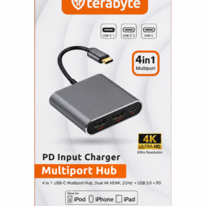 Terabyte Usb-C to HDMI Hub + PD Charging + USB Port