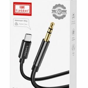 Earldom Aux 3.5mm to Usb-C Cable 1m AC01