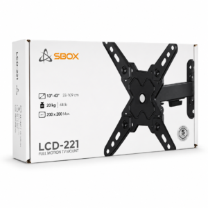 SBOX Full Motion TV Mount 13”-43” LCD-221