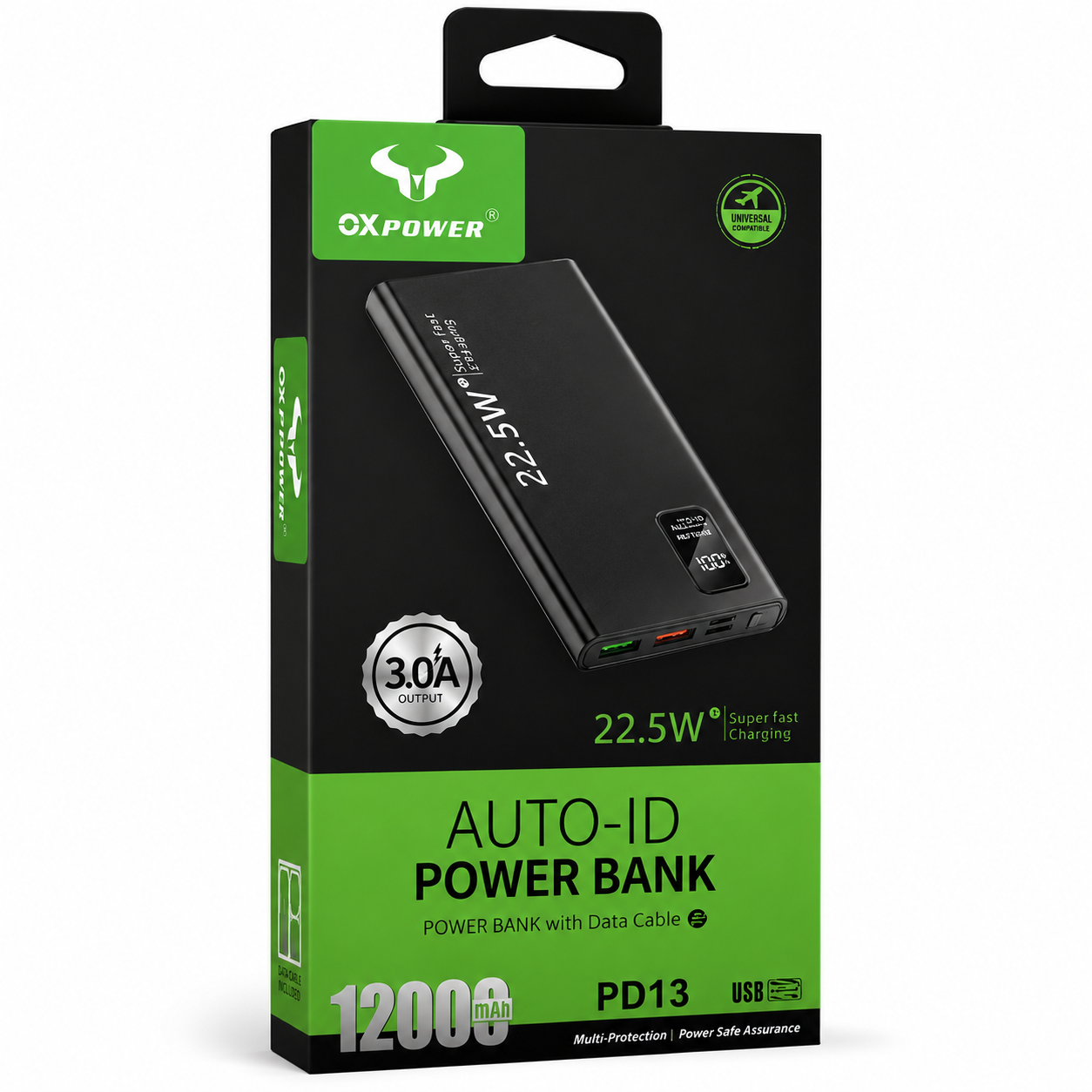 OX Power Power Bank 12.000mah PD13