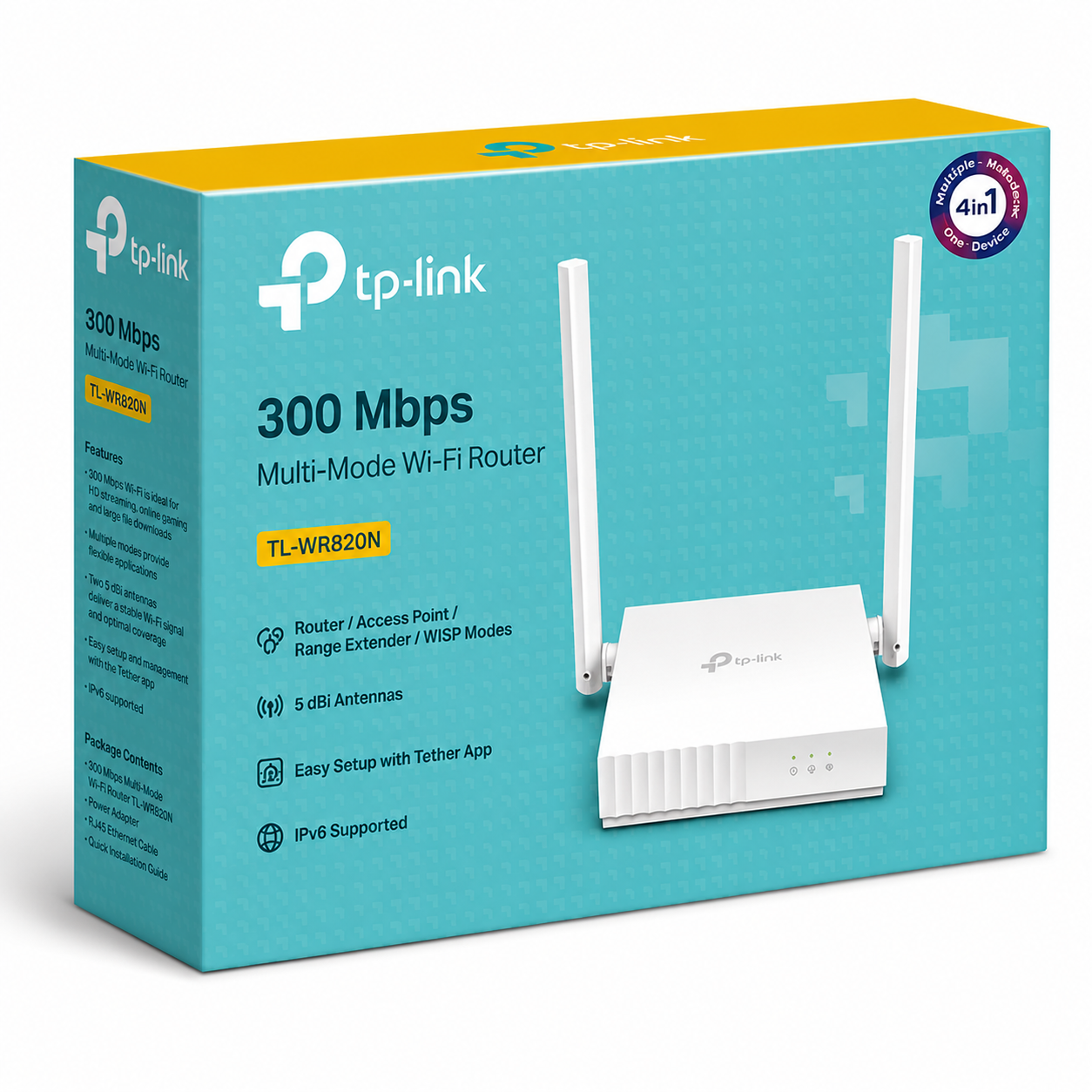 Tp-Link Wi-Fi Router 300Mpbs TL-WR820N