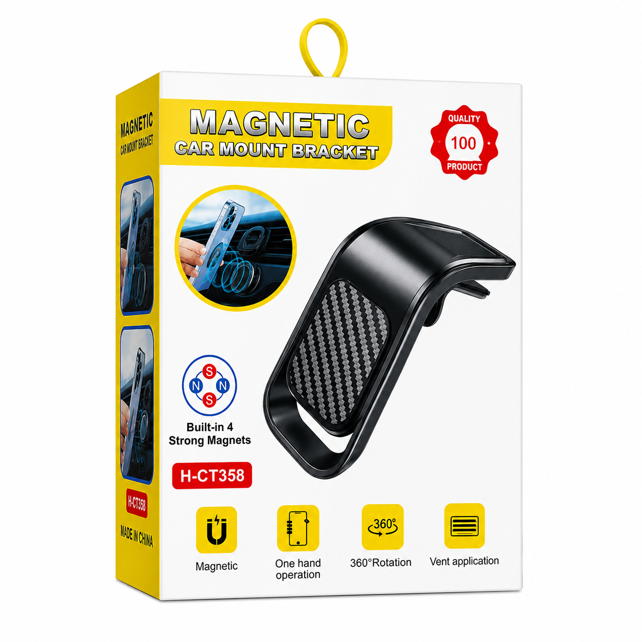 H-CT358 Magnetic Car Phone Holder