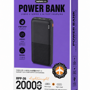 Remax Power Bank PD 20.000mah RPP-26