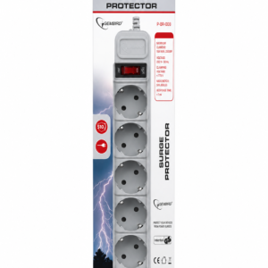Gembird Surge Protector 5 Sockets 1.8m