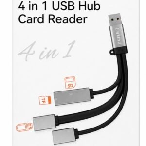 Earldom Usb Hub Card Reader 4 in 1 HUB16A