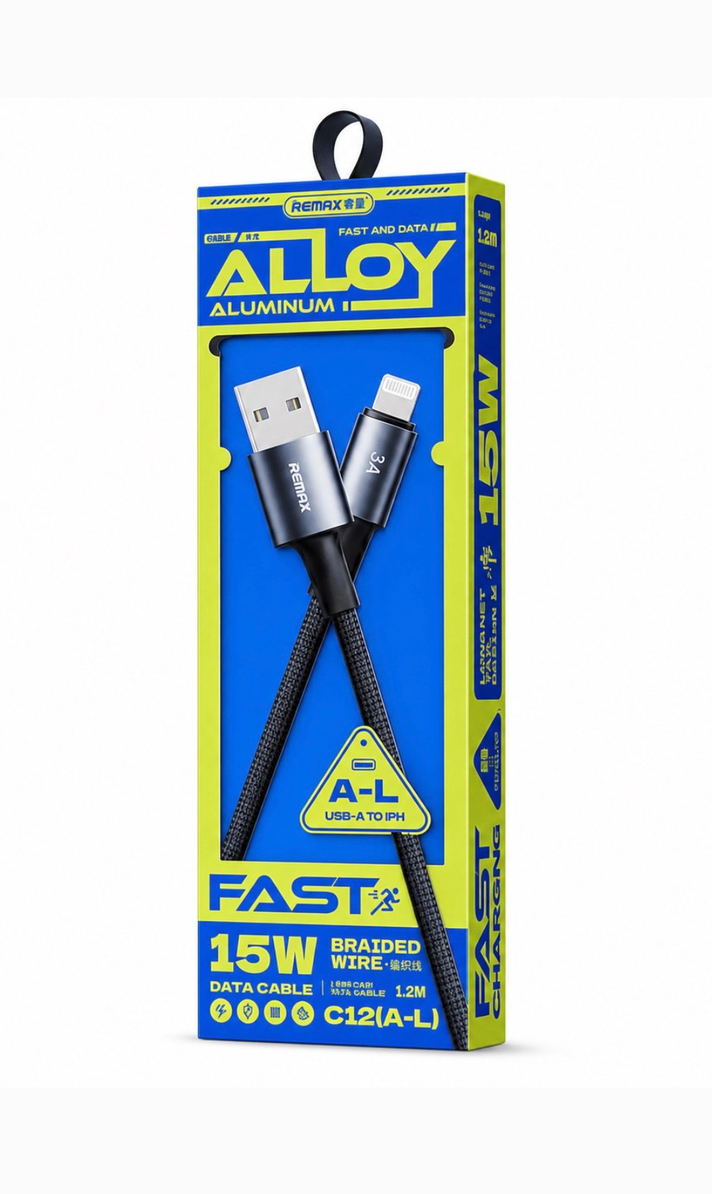 Remax Usb-A to Lightning 1.2m 15w 3A C12