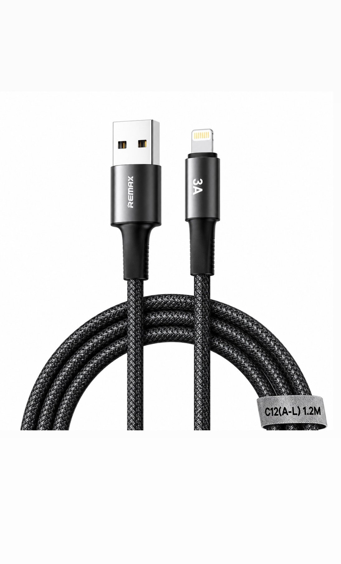 Remax Usb-A to Lightning 1.2m 15w 3A C12 - Figura 2