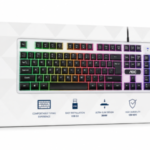 AOC Gaming Keyboard RGB USB Wired KM100
