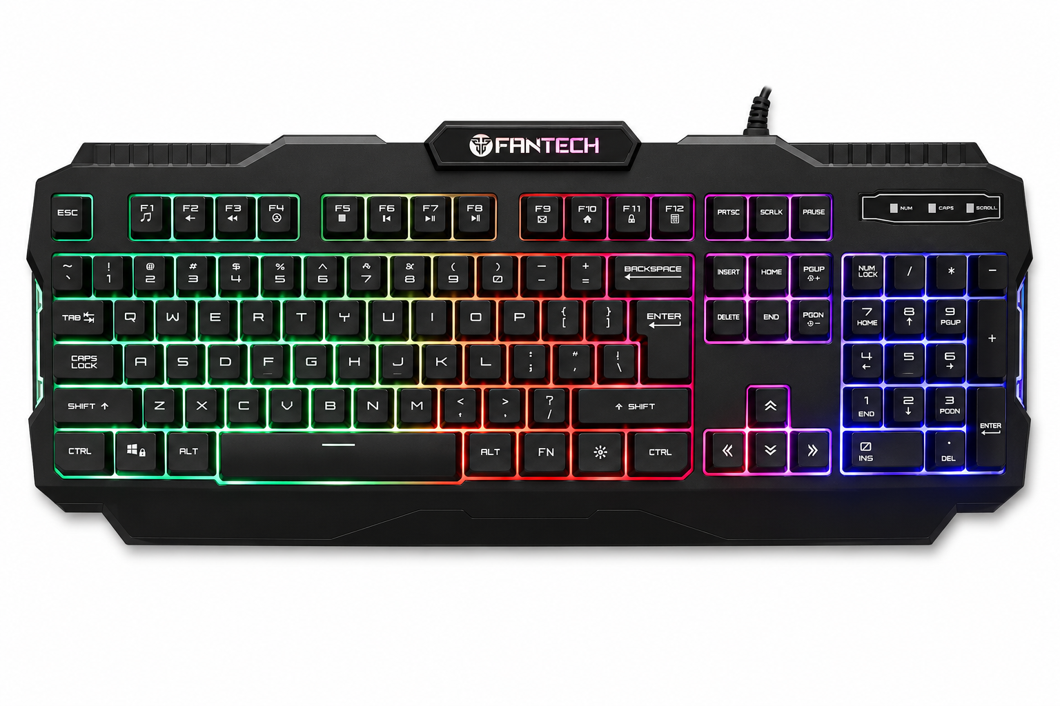 Fantech Hunter Pro Gaming Keyboard RGB USB Wired K511 - Figura 2