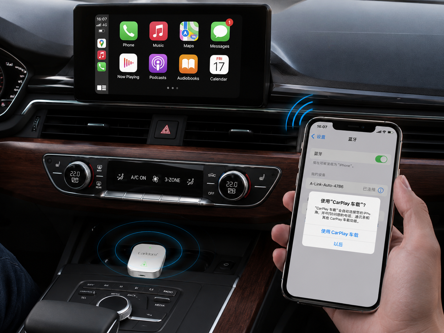 Earldom Wireless CarPlay Adapter CP03 - Figura 3