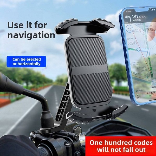 Wuw Motorcycle Rearview Mirror Phone Holder Z36 - Figura 2