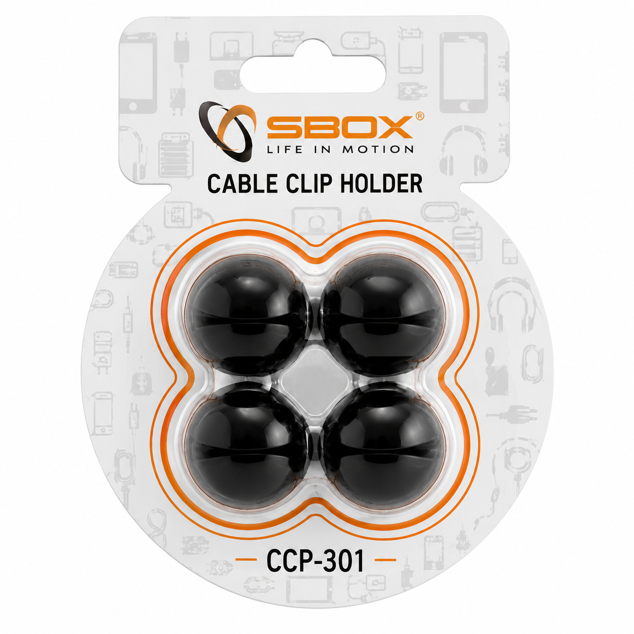 SBOX Cable Clip Holder CCP-301