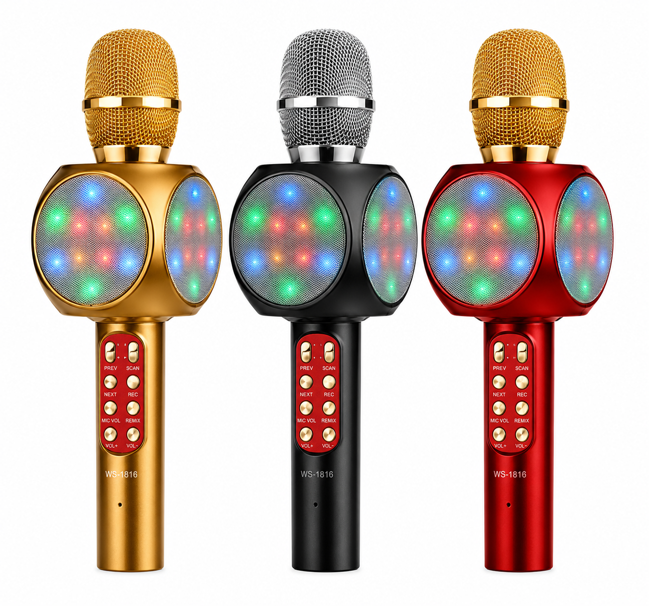 WSTER WS-1816 Wireless Karaoke Microphone HI-FI Speaker