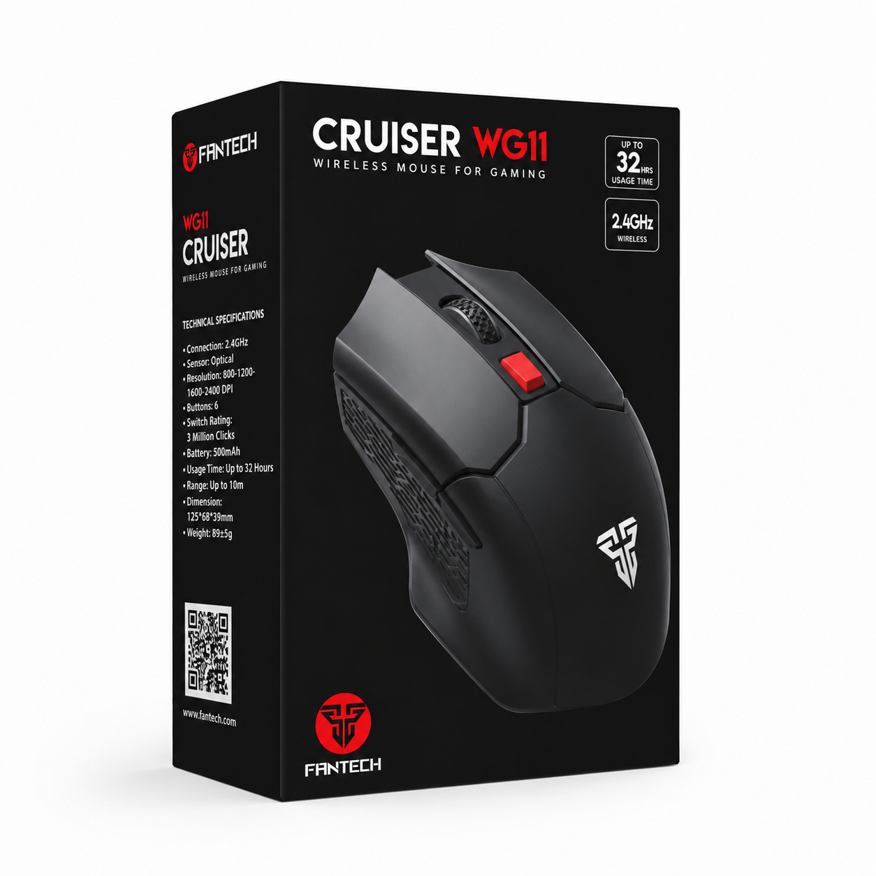 Fantech CRUISER Wireless Gaming Mouse WG11 Black - Figura 2