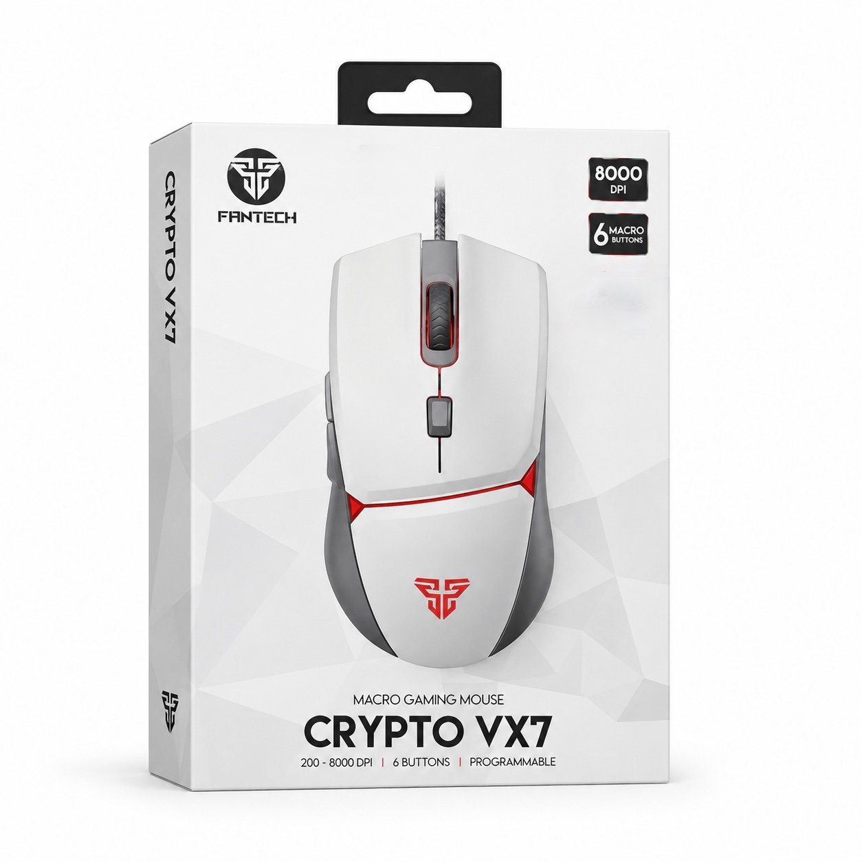 Fantech CRYPTO Macro Gaming Mouse VX7 White - Figura 2