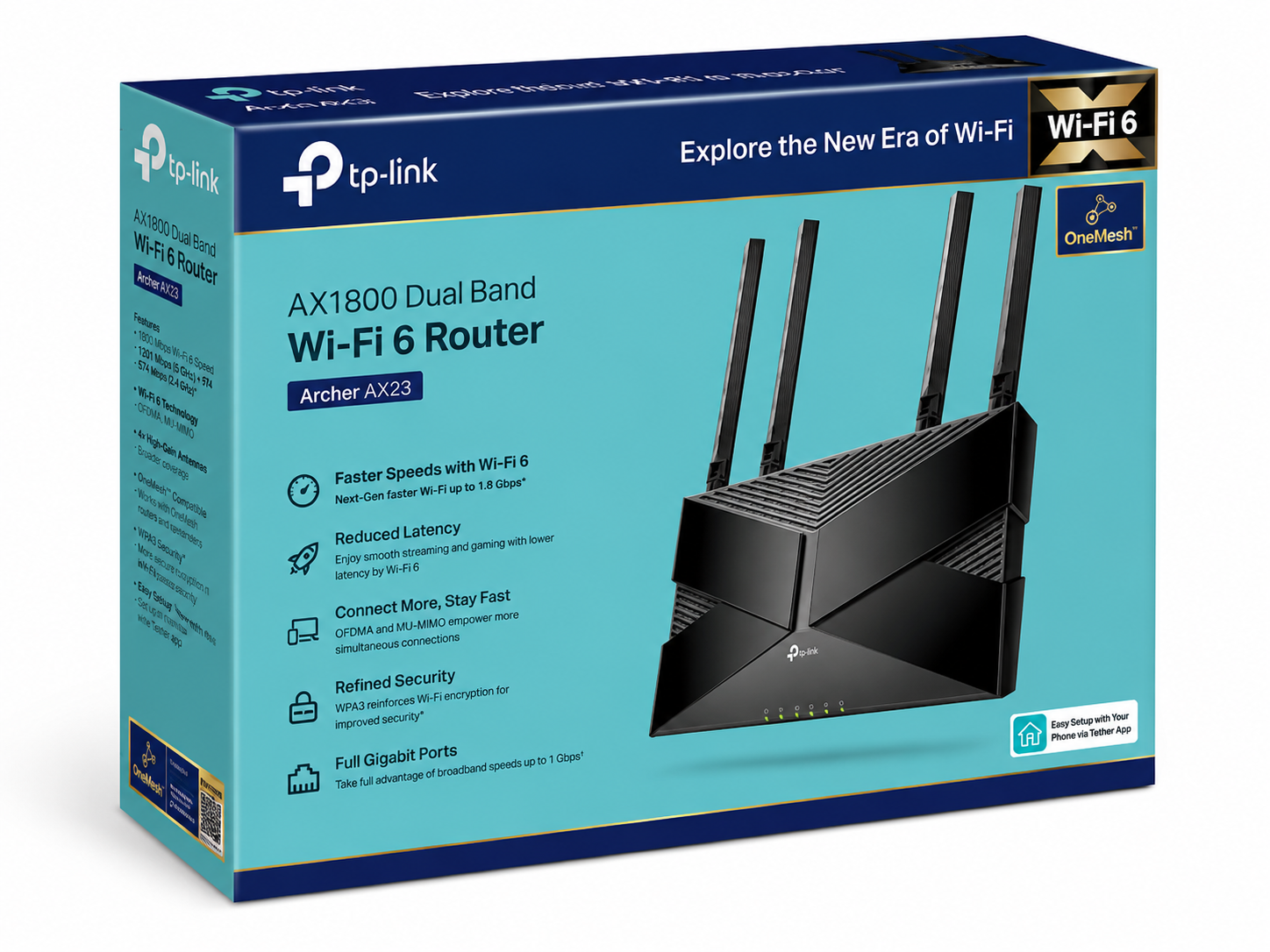 Tp-Link Wi-Fi 6 Router 1800Mbps Archer AX23