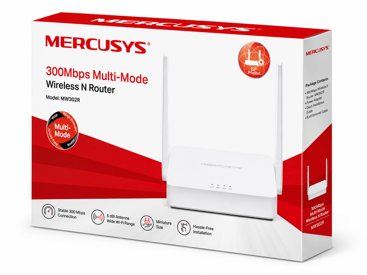 Mercusys Wireless N Router 300Mpbs MW302R