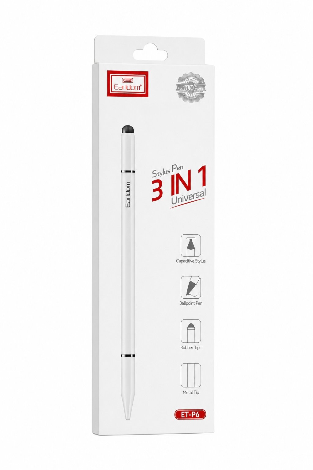 Earldom 3 In 1 Universal Touch Pen ET-P6