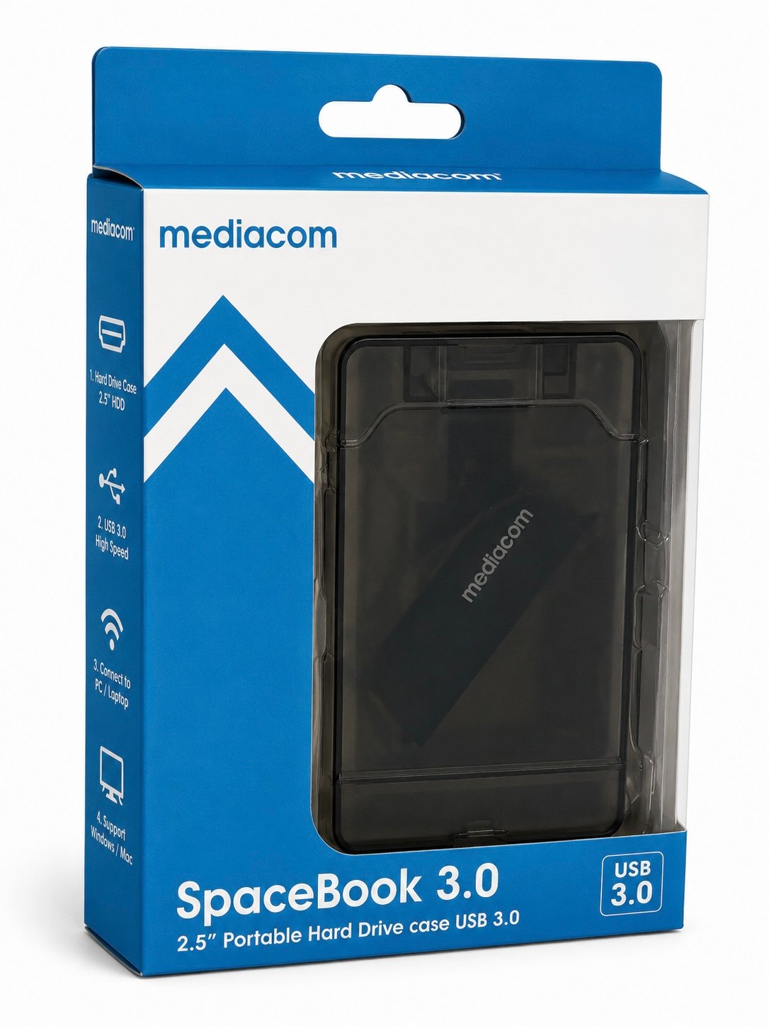Mediacom Spacebook 3.0 2.5” HDD Case HDSB3P