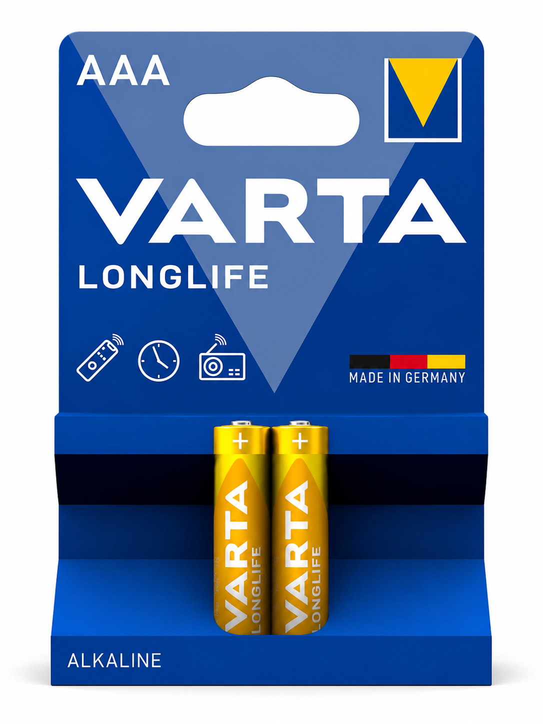 VARTA Longlife AAA Alkaline Batteries 2-Pack