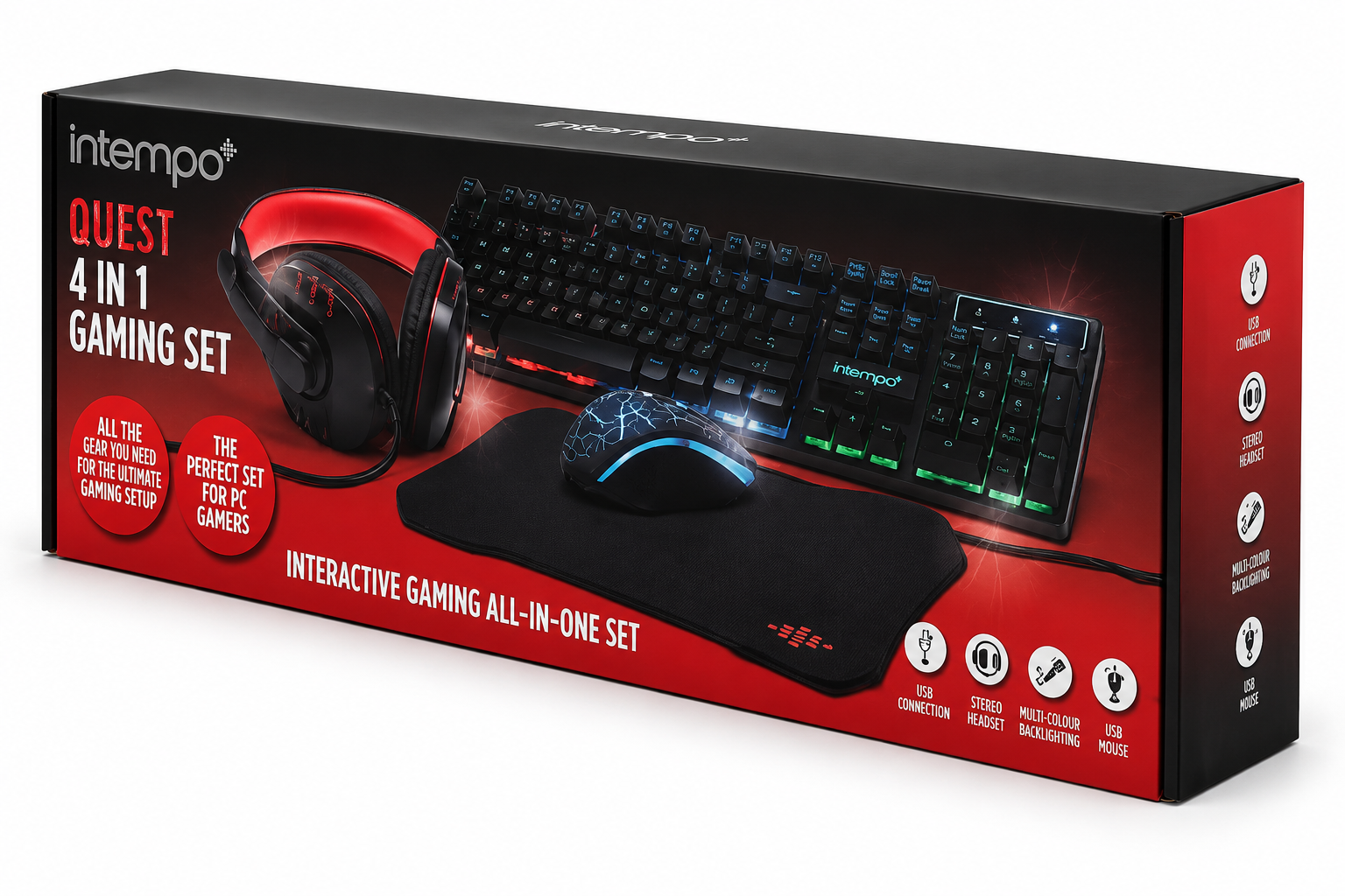 Intempo Quest 4 in 1 Gaming Set