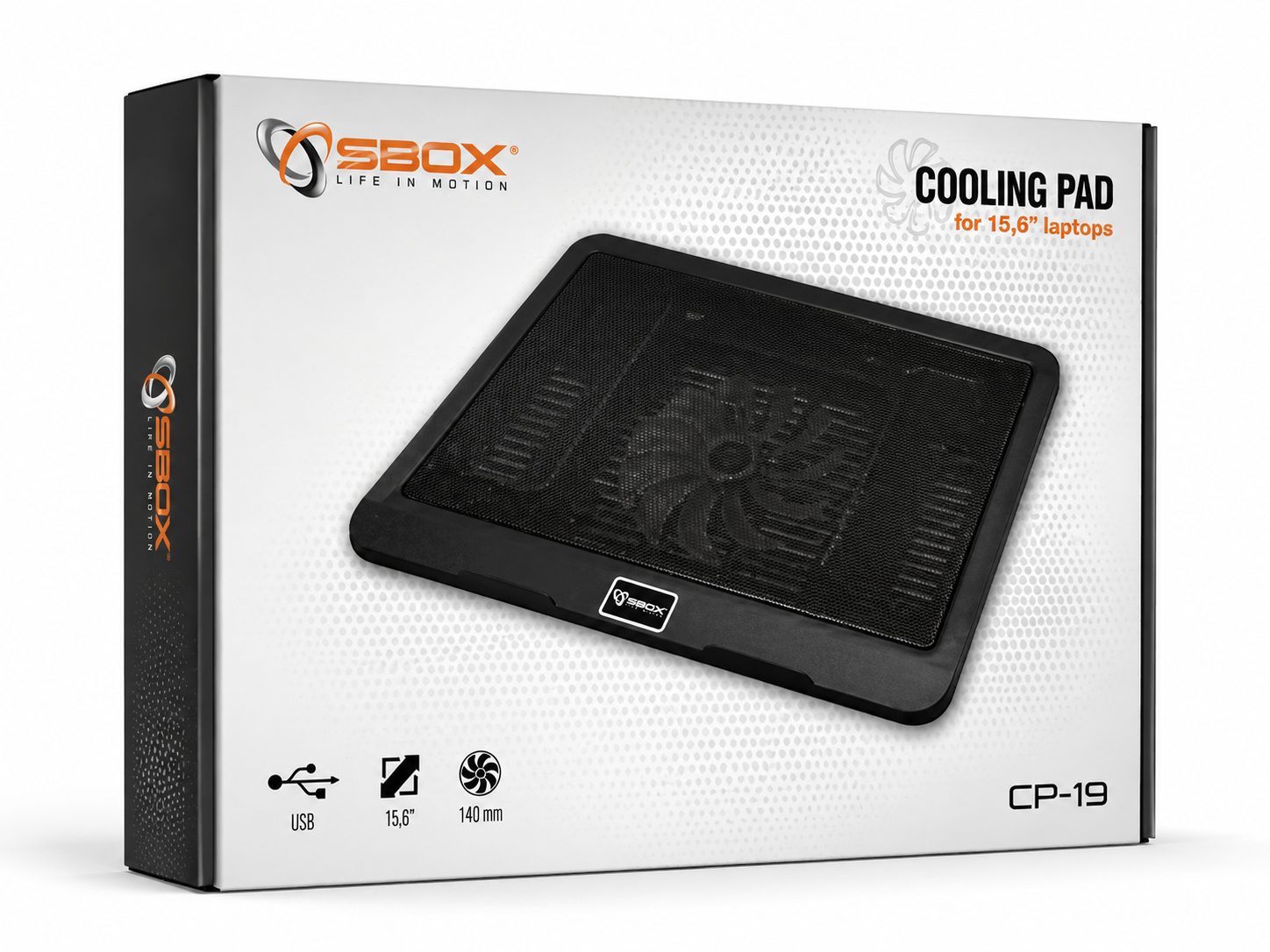 SBOX Cooling Pad 15.6” CP-19