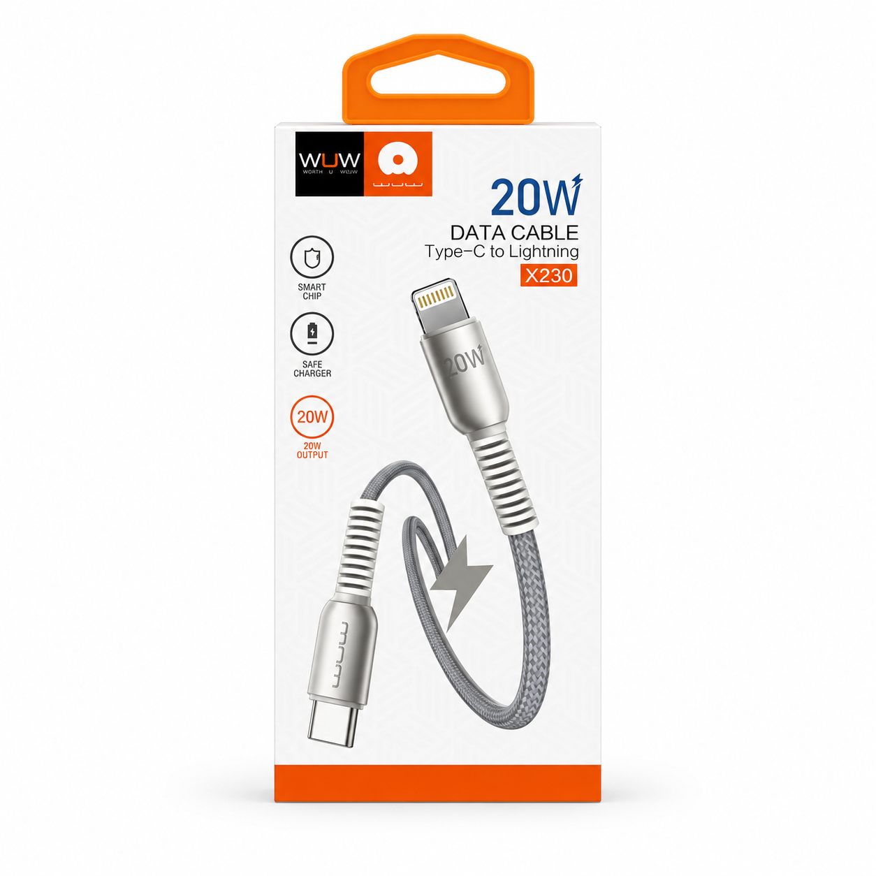 WUW Type-C to Lightning Fast Charging Cable 1m 20W X230 - Figura 2
