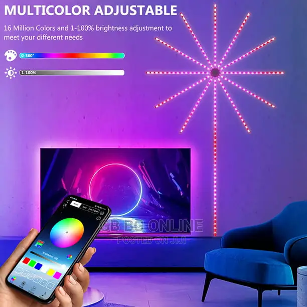 APP Smart Control IC LED RGB Fireworks Light - Figura 3