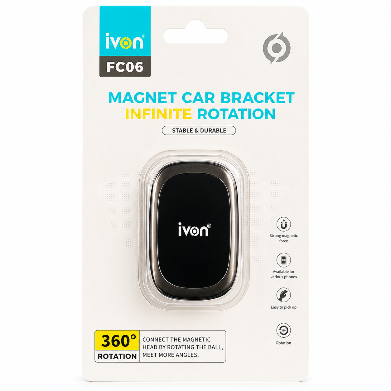 Ivon Magnetic Car Bracket FC06