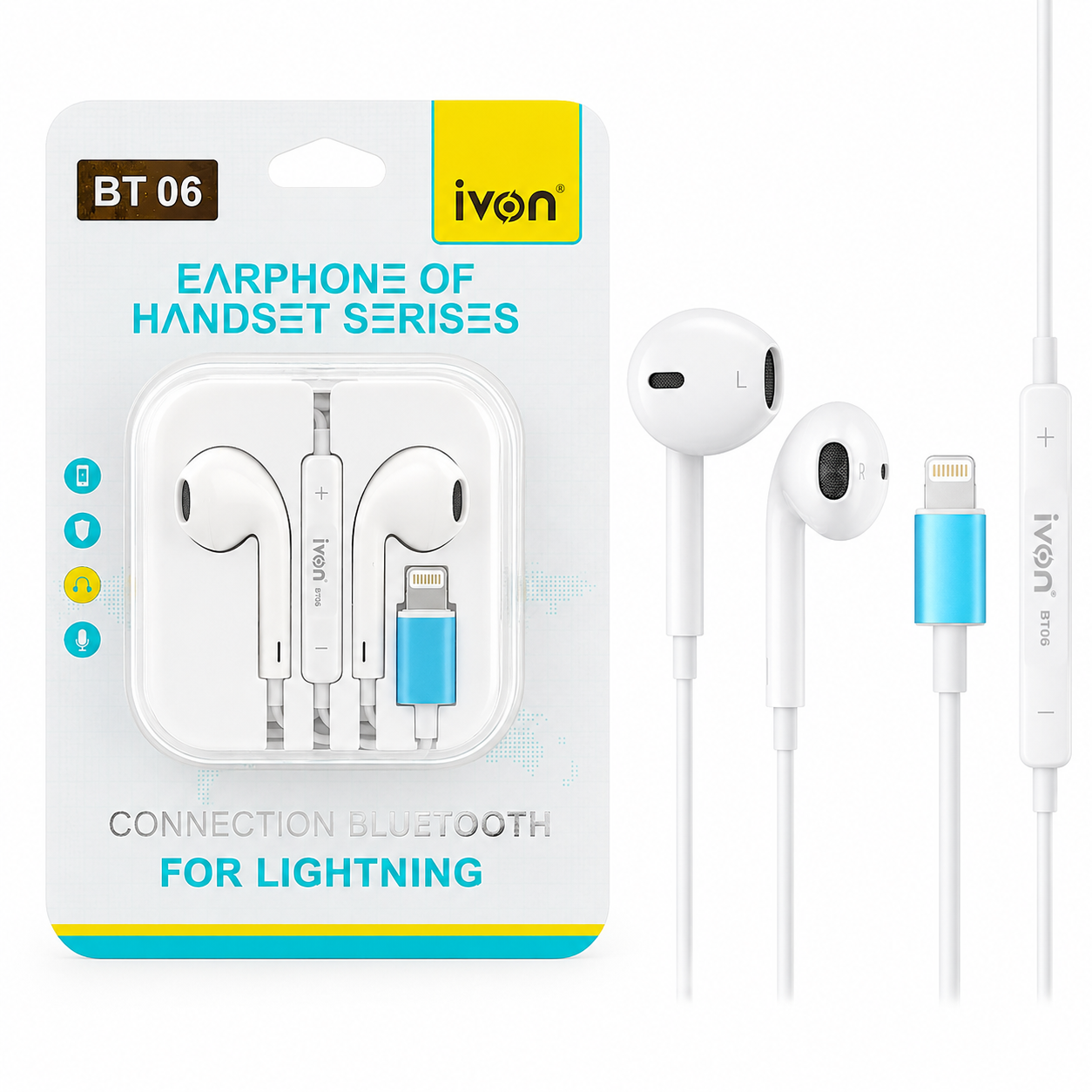 Ivon Lightning Earphones BT06