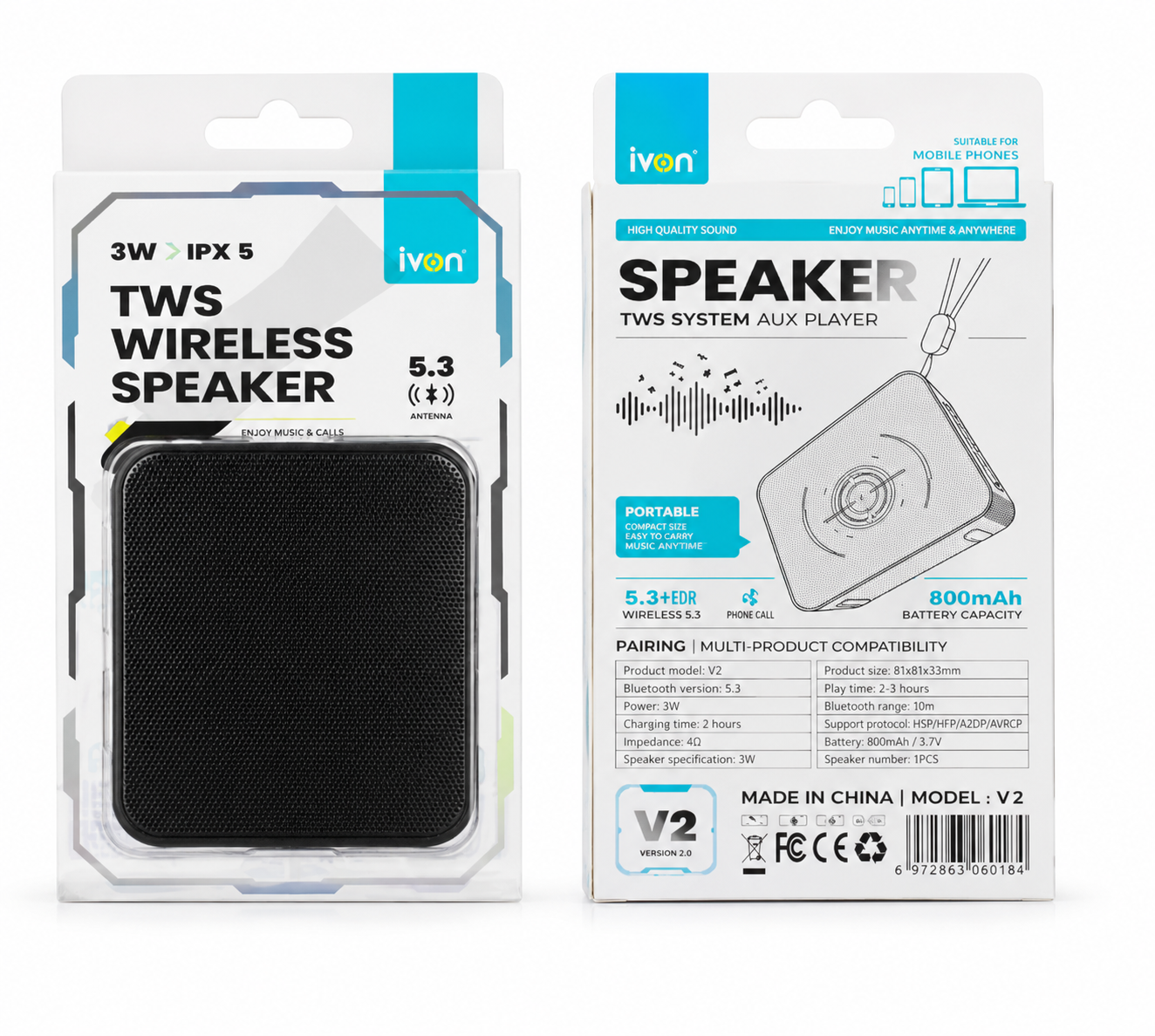 Ivon TWS Wireless Speaker V2