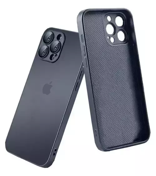 AG Glass Silicone Case for iPhone